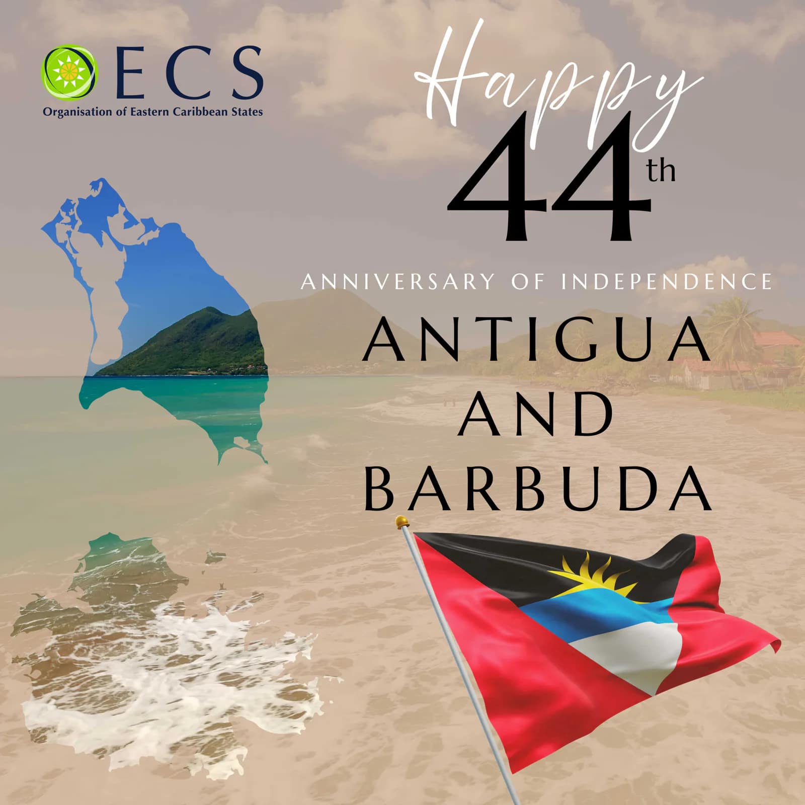 VIDEO: OECS Congratulates Antigua and Barbuda on its 44th Anniversary of Independence