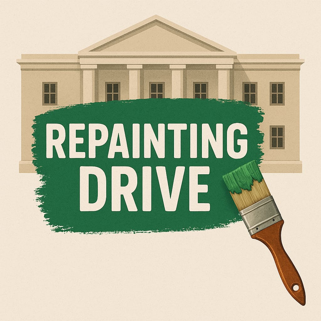 Over 400 Government Buildings to Be Repainted, Building Repair Fund Launched