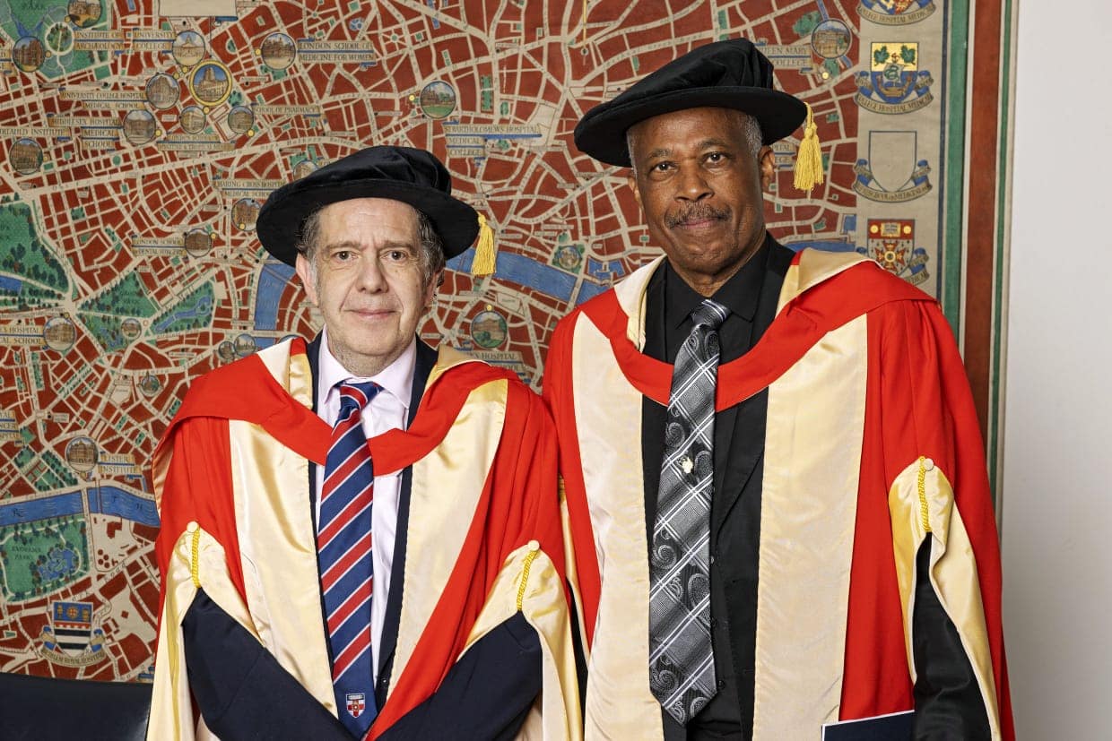 London University Honours Professor Sir Hilary Beckles