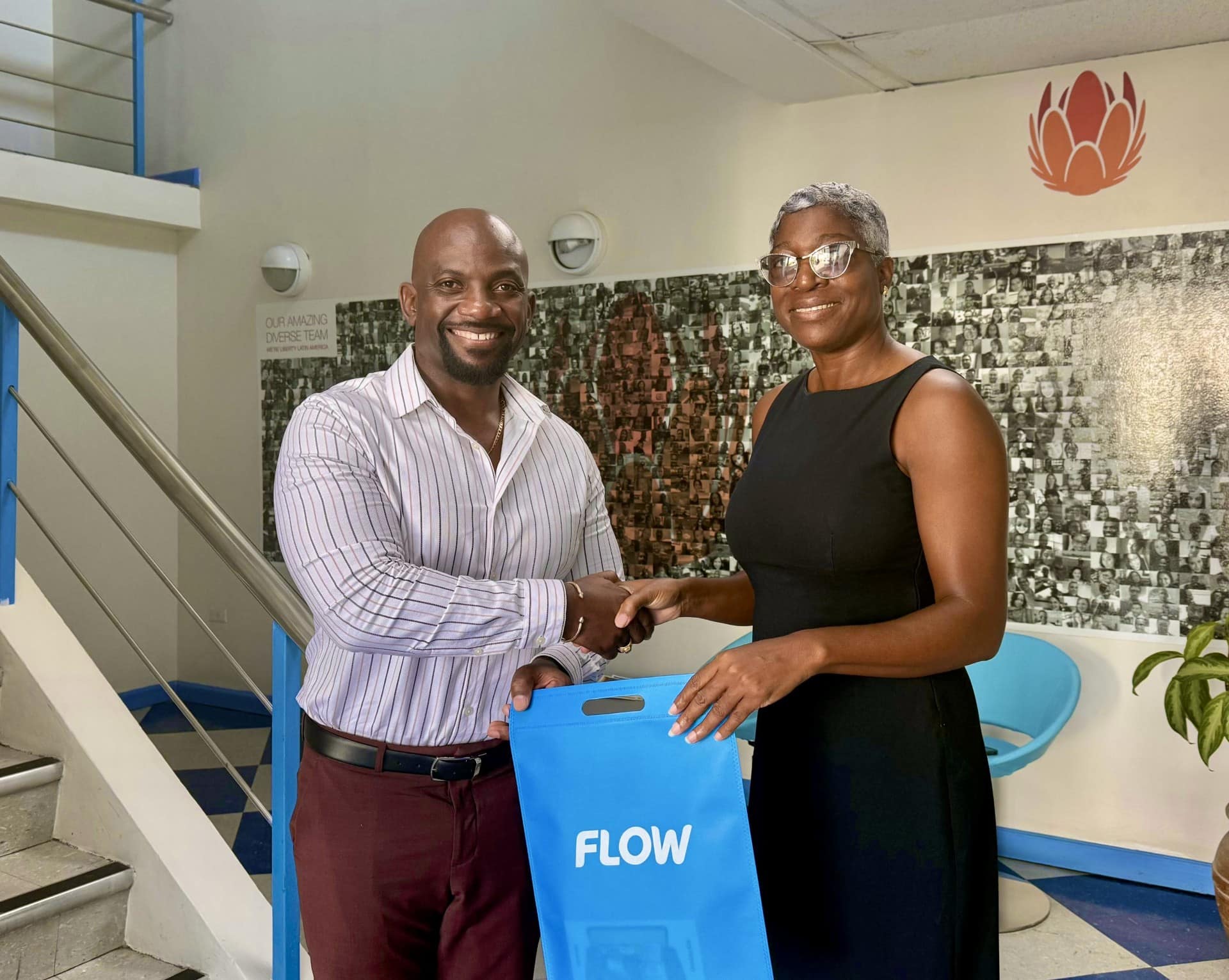 PHOTO: Flow Antigua and Barbuda Supports Roots Athletics Club Fundraiser