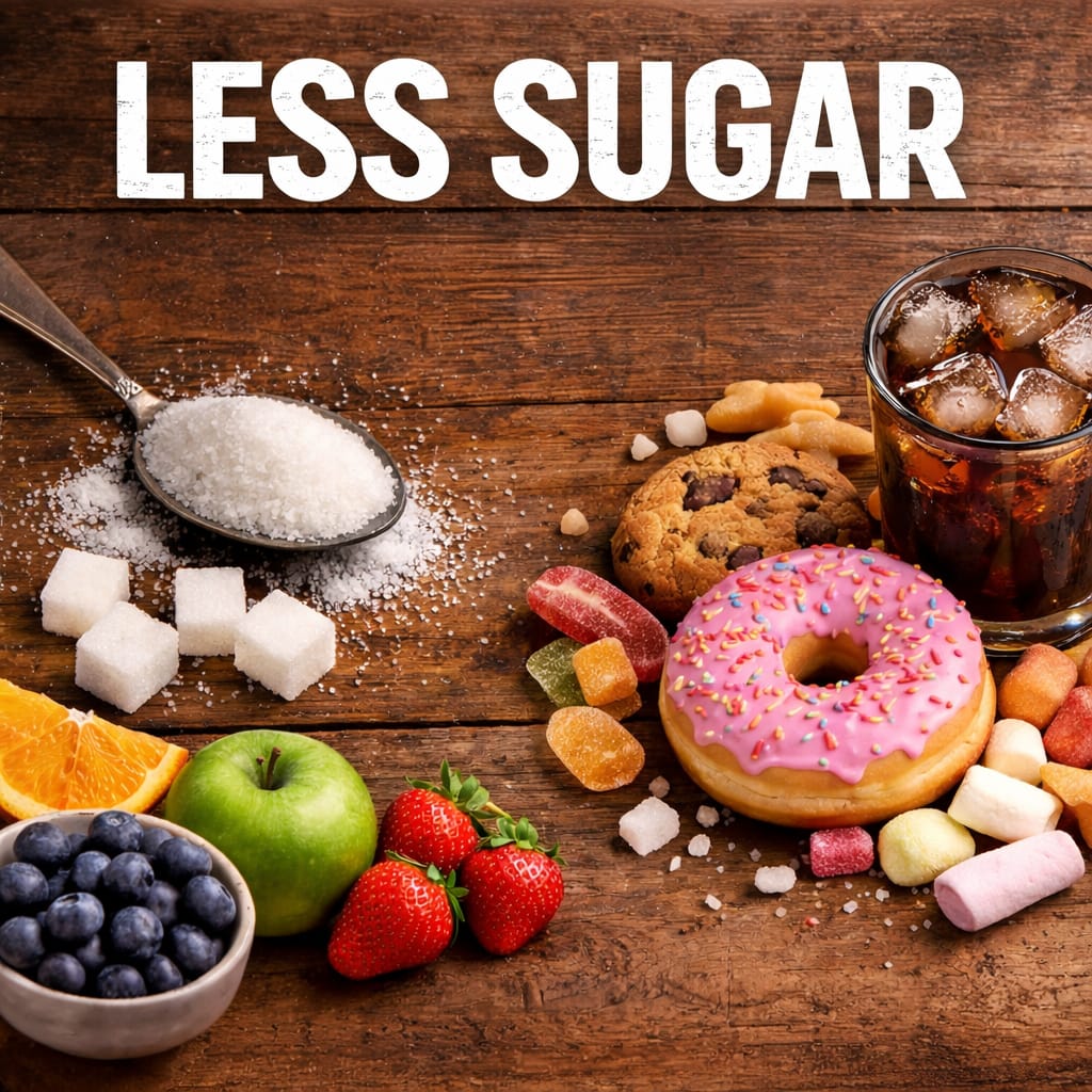 New US Dietary Guidelines urge Less Sugar, More Protein 