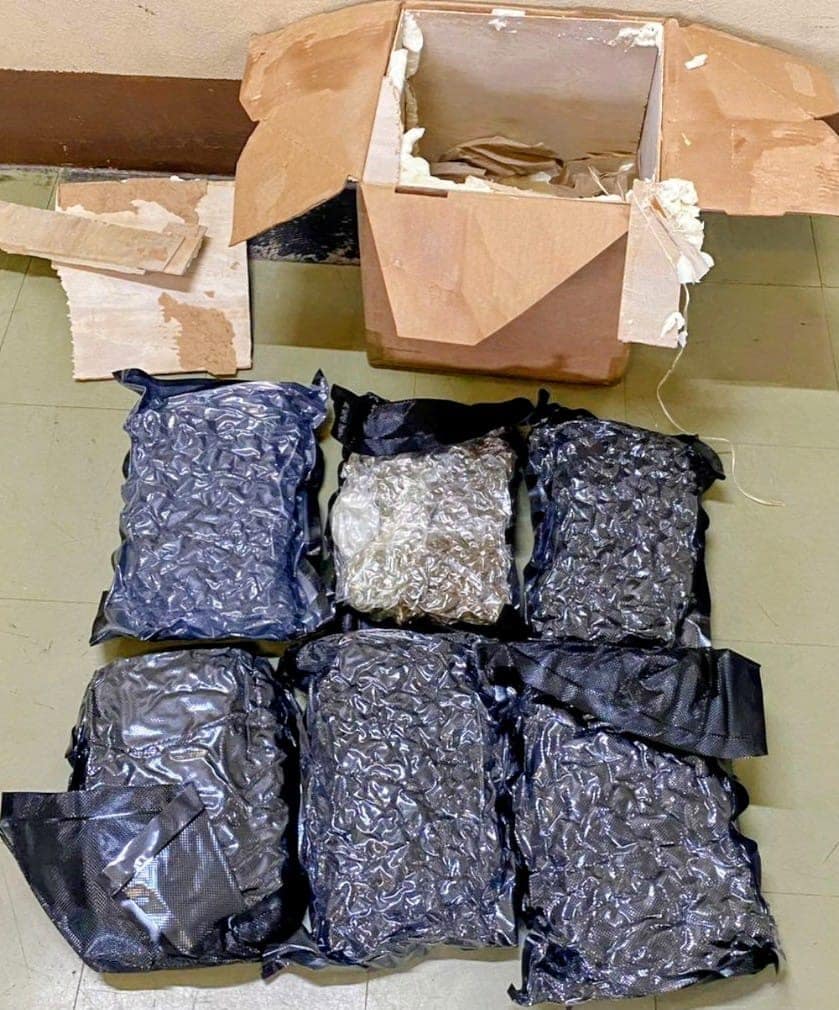 Police Seize Cannabis Valued at EC$78,000 During Joint Drug Interdiction Operation