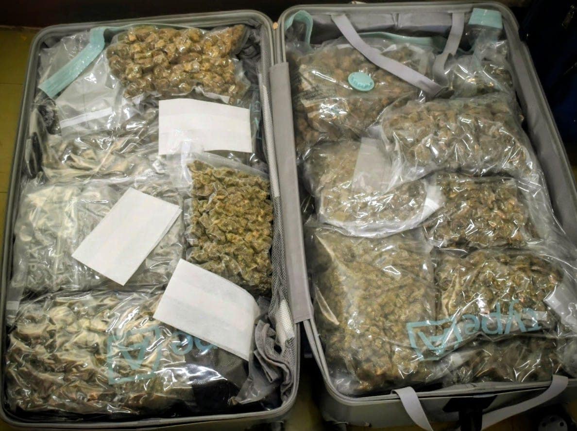 Another Canadian National Arrested with Over $200,000 Worth of Cannabis at Airport